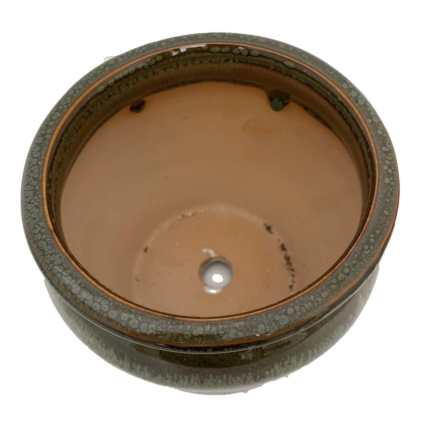 Archdale Ceramic Planter With Attached Saucer - Birch - 6" X 5" - Image 2