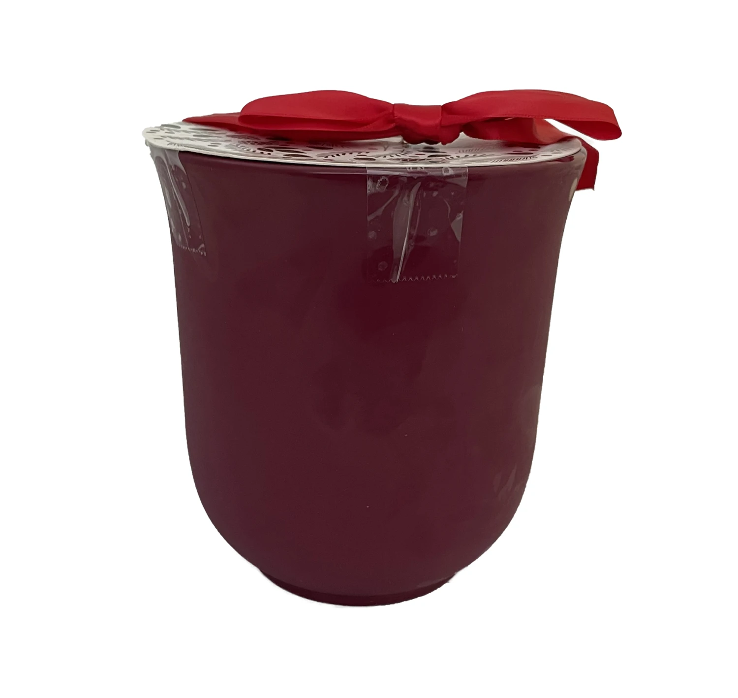 Apple Blossom Bourdeux Ceramic Amaryllis Kit - Bulb/Planting Medium/Soil - Image 2