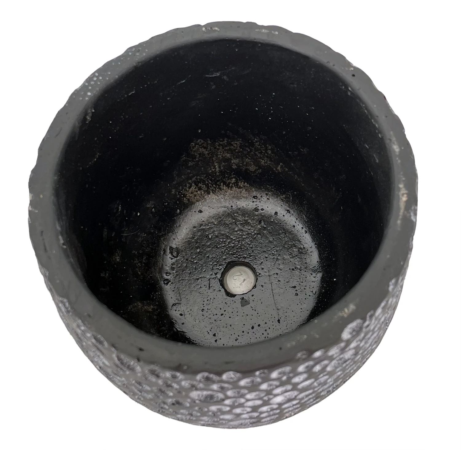 Caprise Cement Planter - 4.25" X 4" - Indoors Or Out - Onyx - Image 2