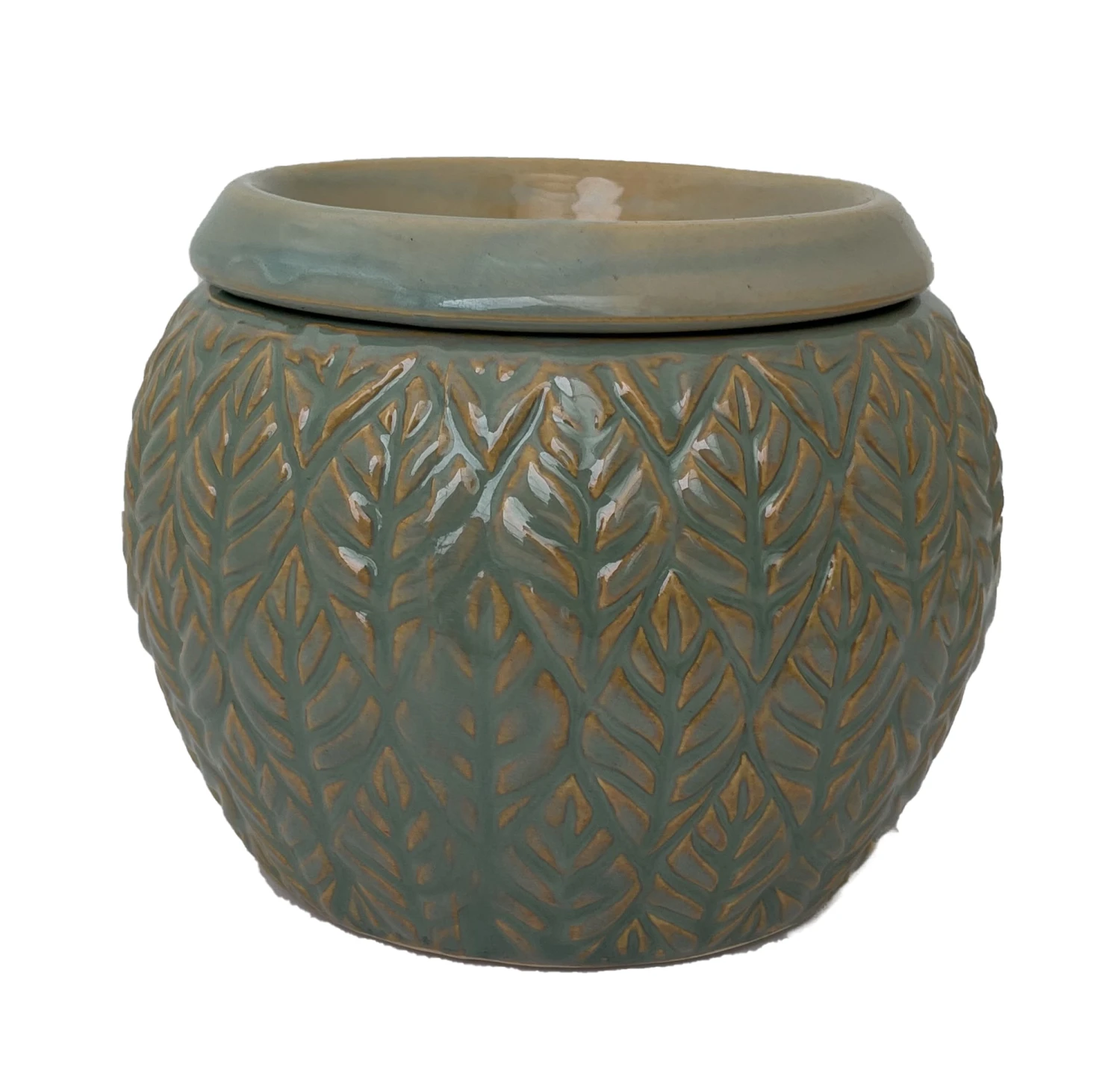 Sherborn Self Watering Glazed Ceramic Pot - Epsom - 5.25 X 4.25"