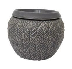 Sherborn Self Watering Glazed Ceramic Pot - Titanium - 5.25 X 4.25"