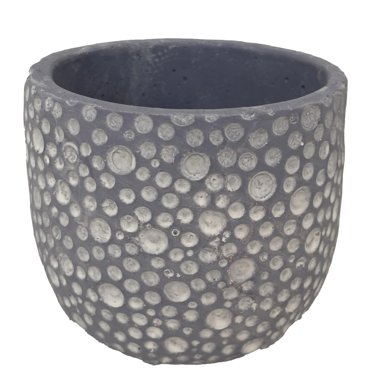 Caprise Cement Planter - 4.25" X 4" - Indoors Or Out - Sky Blue